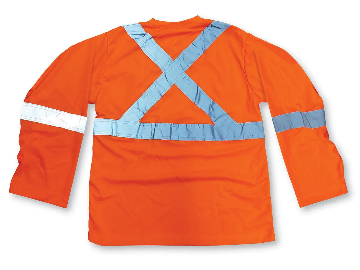 100% Soft Polyester Traffic Safety Shirt - Style #6012