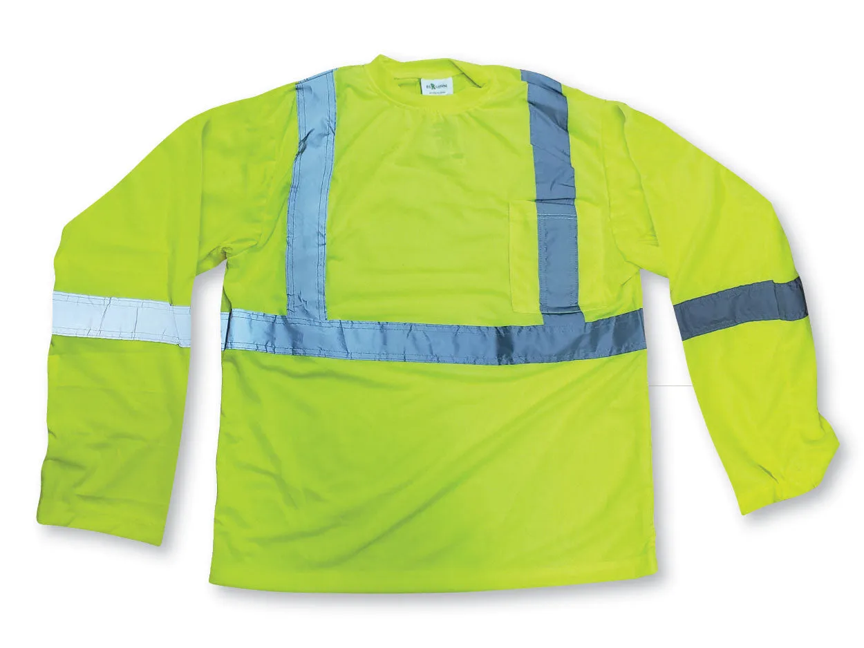 100% Soft Polyester Traffic Safety Shirt - Style #6012