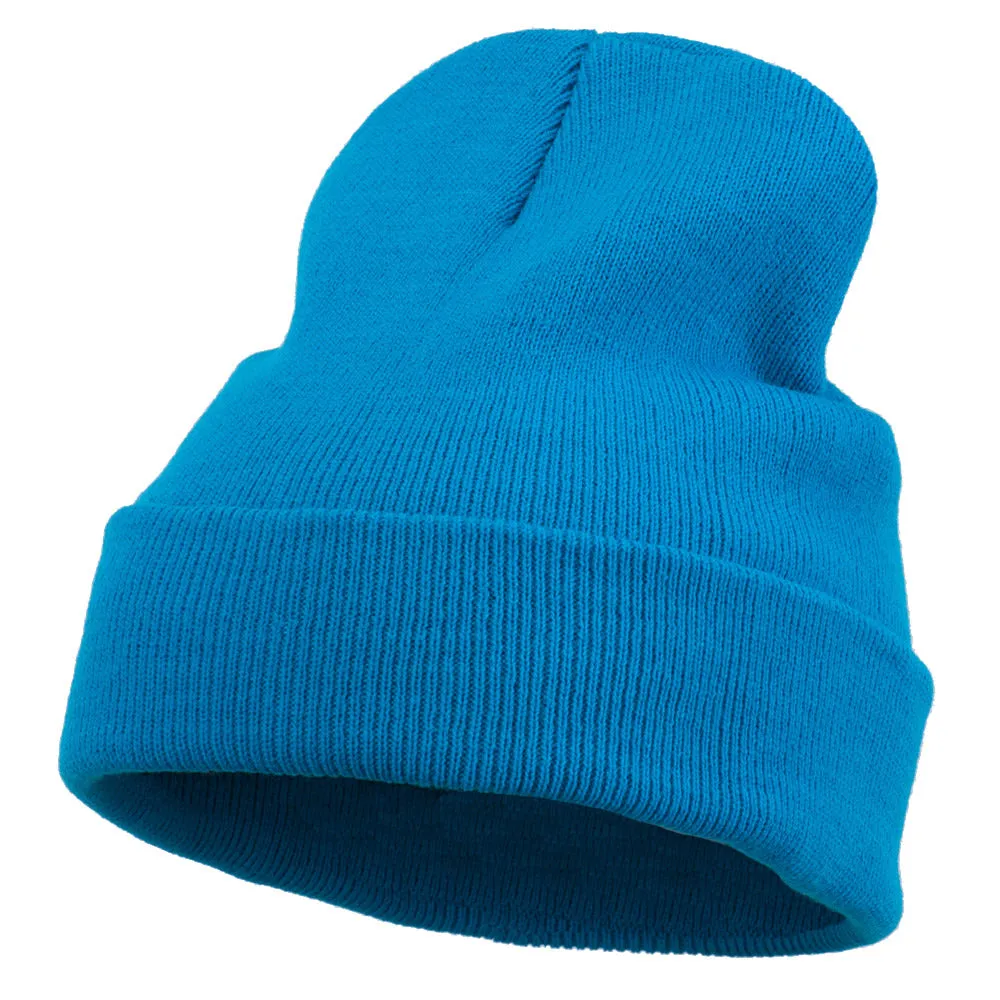 12 Inch Long Knitted Beanie