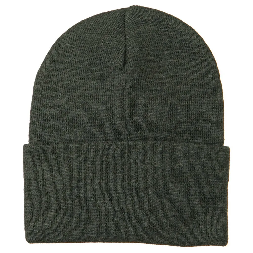 12 Inch Long Knitted Beanie