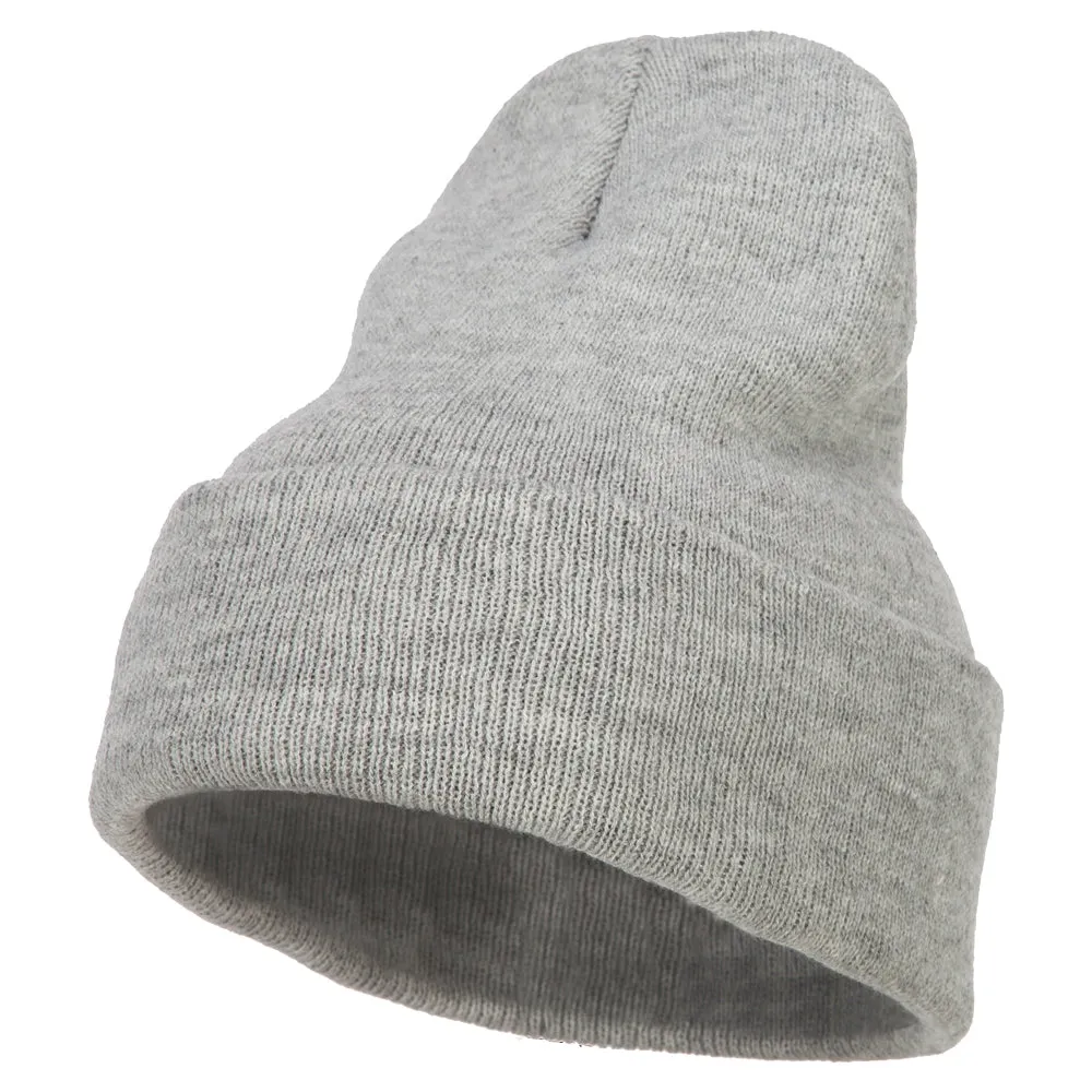 12 Inch Long Knitted Beanie
