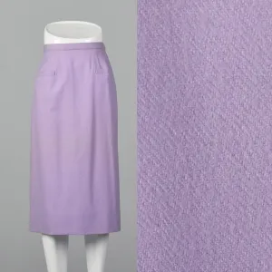 1950s Lavender Pencil Skirt