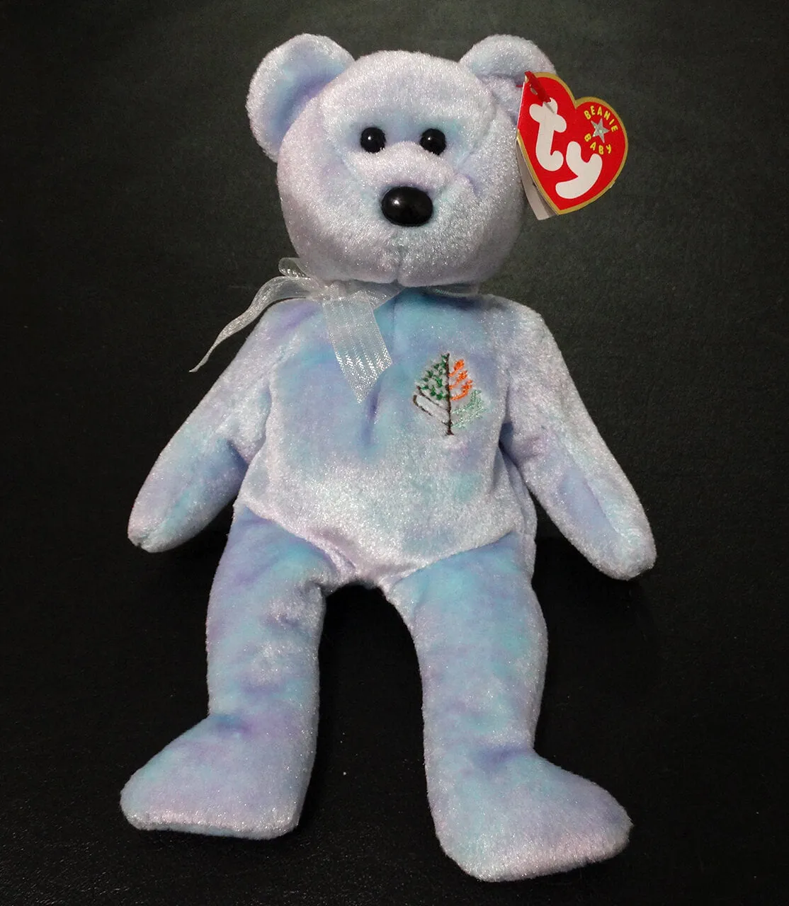 2001 Ty Beanie Baby ISSY Plush Stuffed Bear, 4 Seasons Milano, Isadore Sharp