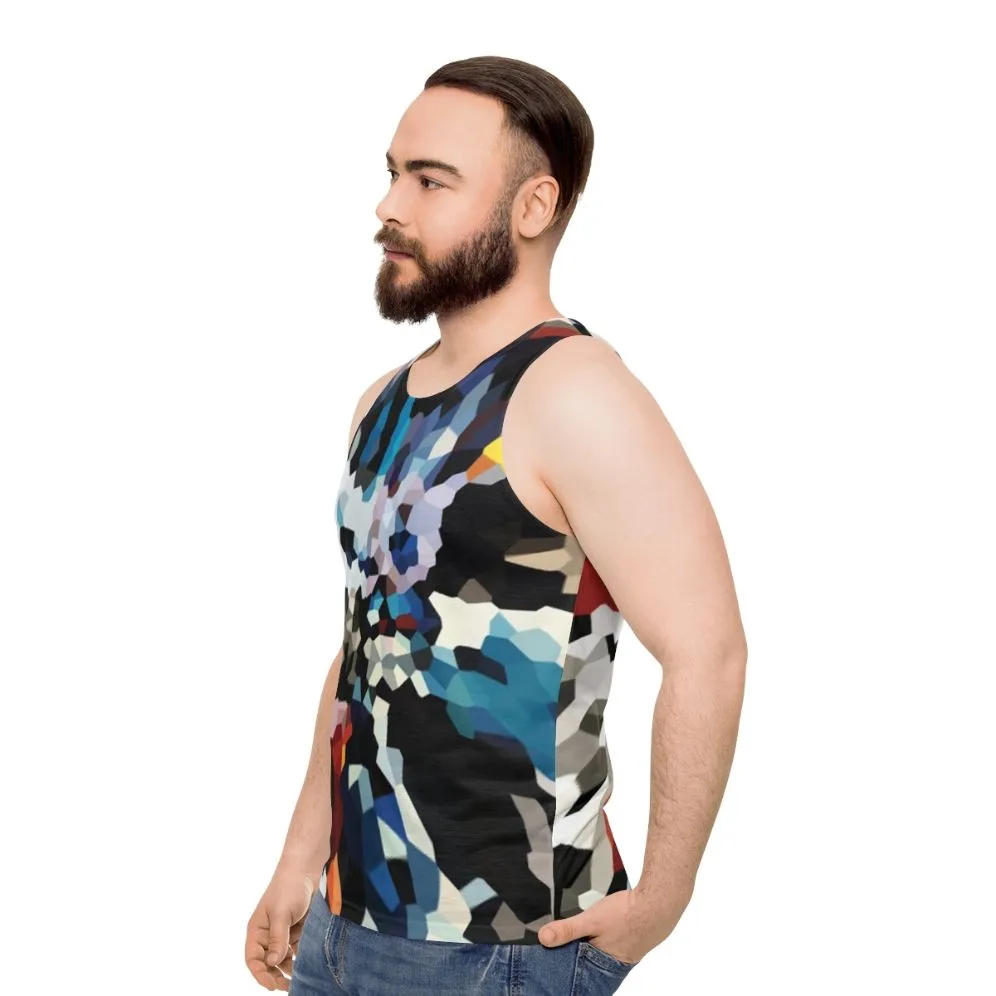 Achtung Baby U2 Squares Unisex Tank Top