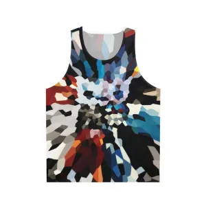 Achtung Baby U2 Squares Unisex Tank Top