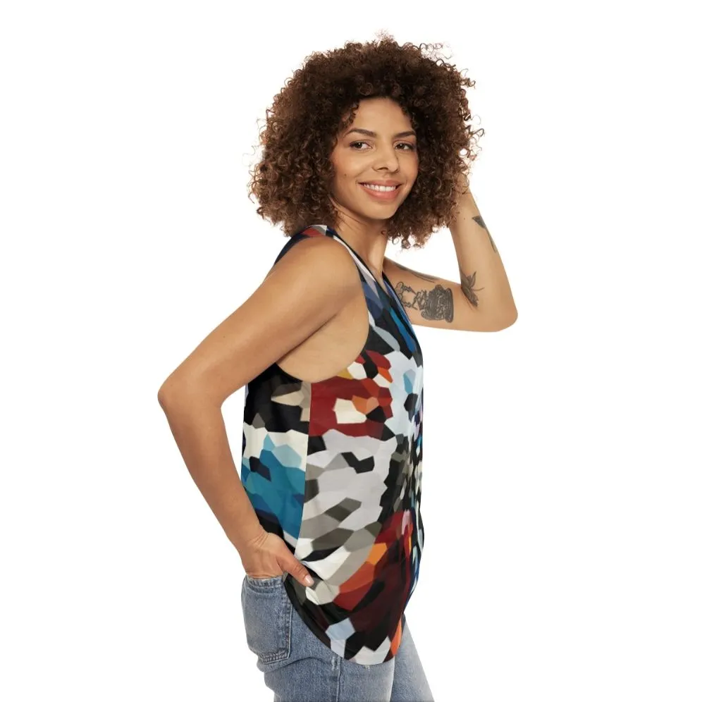 Achtung Baby U2 Squares Unisex Tank Top