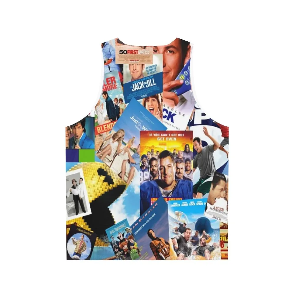 Adam Sandler Pop Culture Collage Unisex Tank Top
