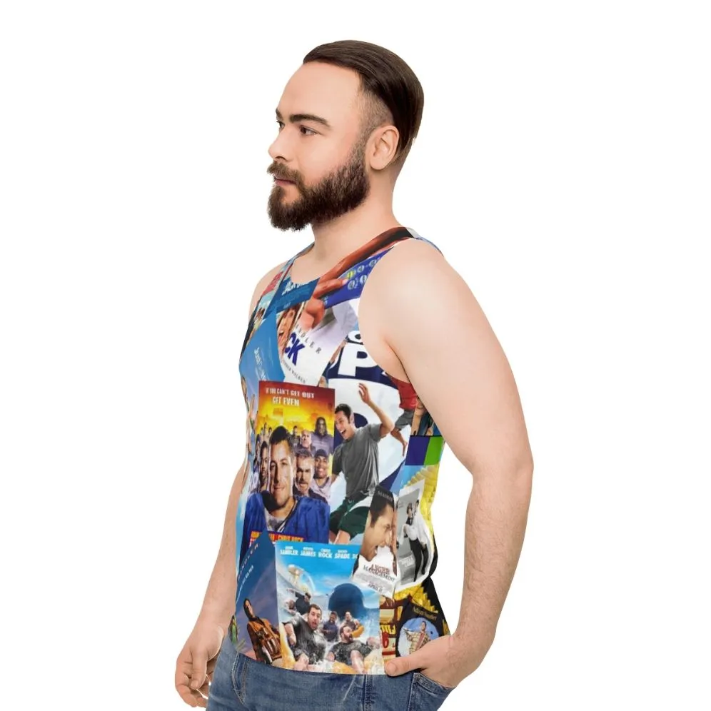 Adam Sandler Pop Culture Collage Unisex Tank Top