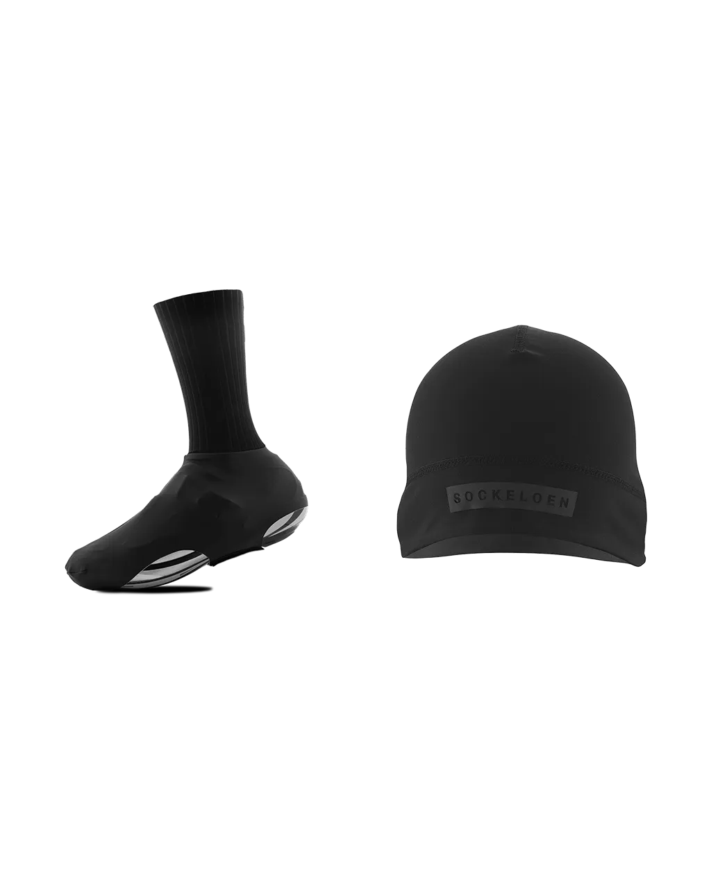 Aero Overshoes Classic Black   Beanie