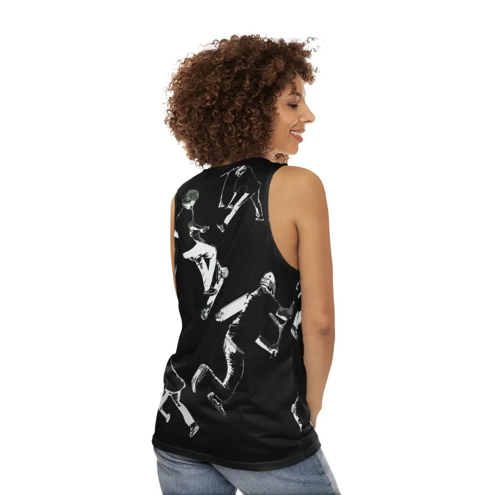 Airtime Stunt Scooter Unisex Tank Top for Sports Enthusiasts