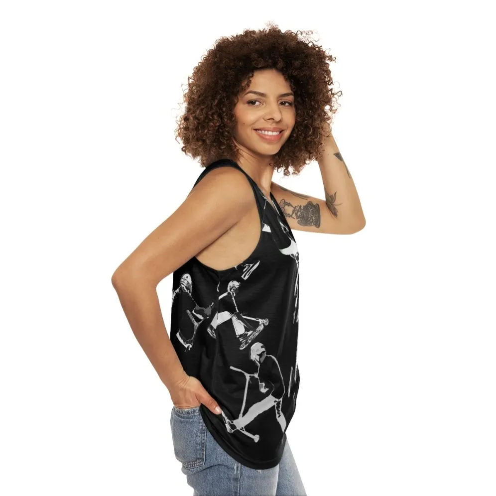 Airtime Stunt Scooter Unisex Tank Top for Sports Enthusiasts