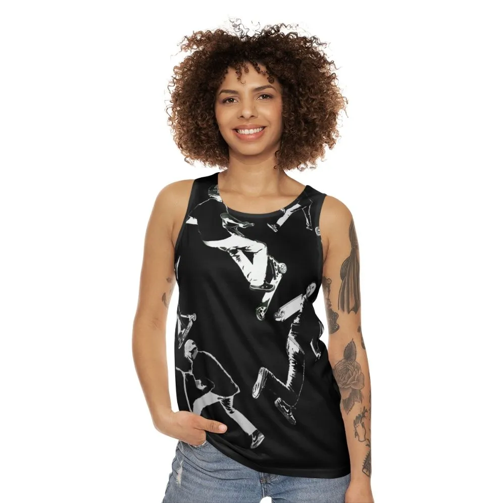 Airtime Stunt Scooter Unisex Tank Top for Sports Enthusiasts