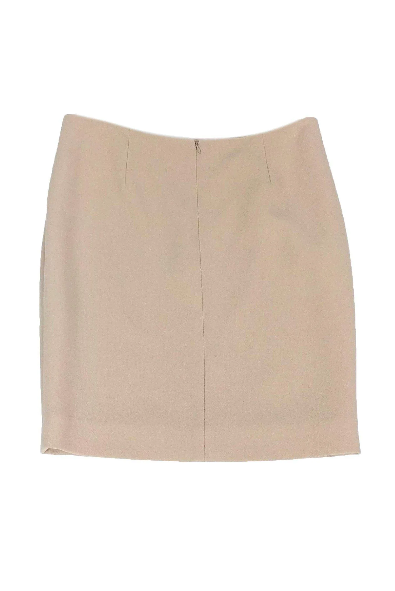 Akris - Nude Textured Pencil Skirt Sz 12