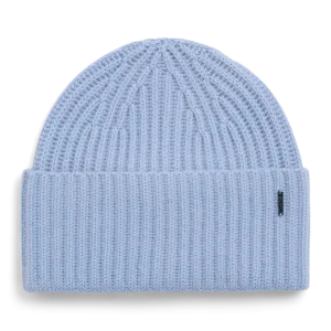 Alba Cashmere Beanie - Light Blue