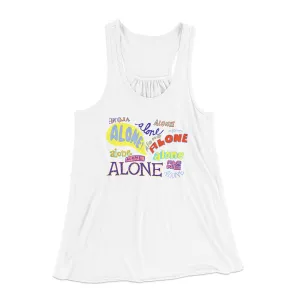 Alone Women's Flowey Racerback Tank Top
