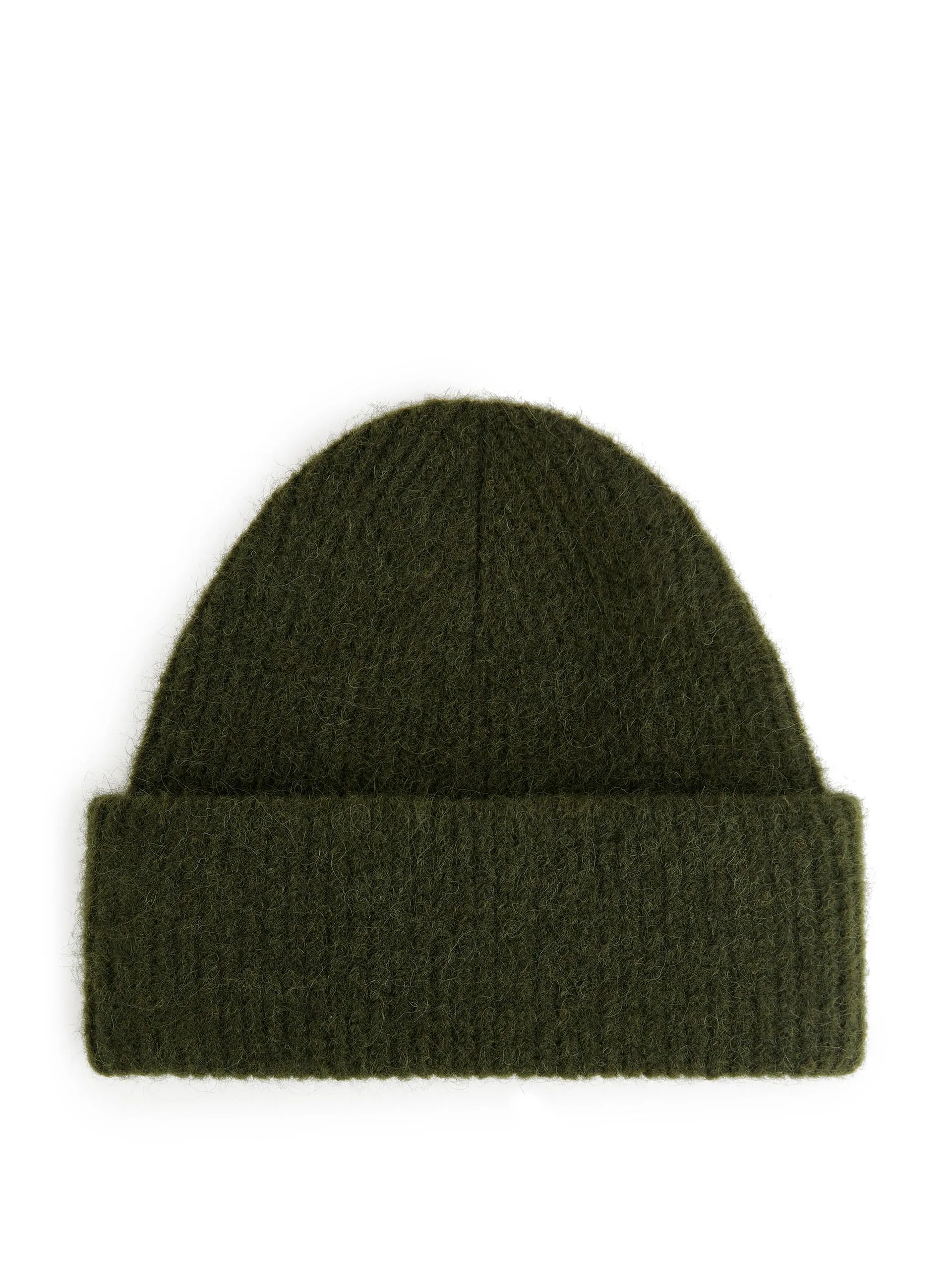 Alpaca-merino blend beanie