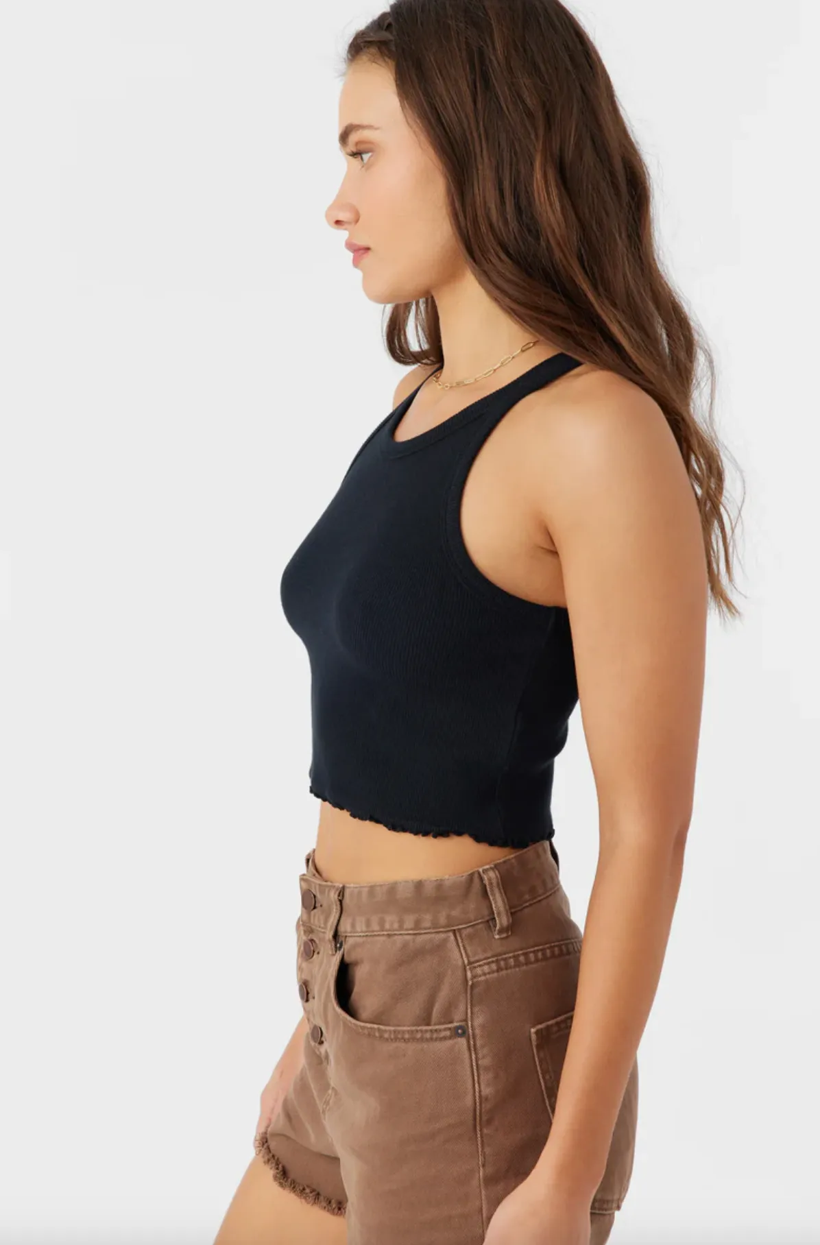 ALYX RIB KNIT TANK TOP (BLK)
