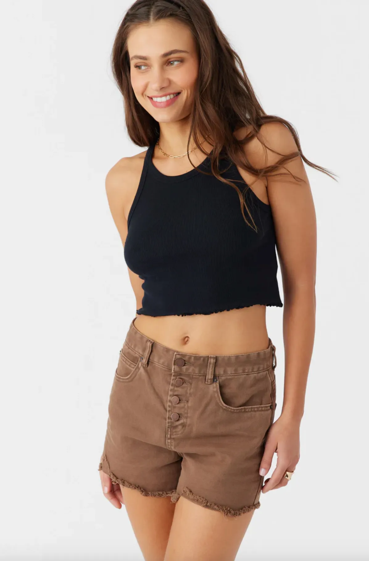 ALYX RIB KNIT TANK TOP (BLK)