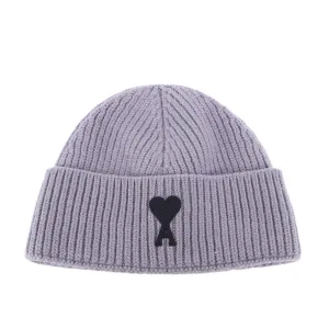 Ami Beanie Wool Grey
