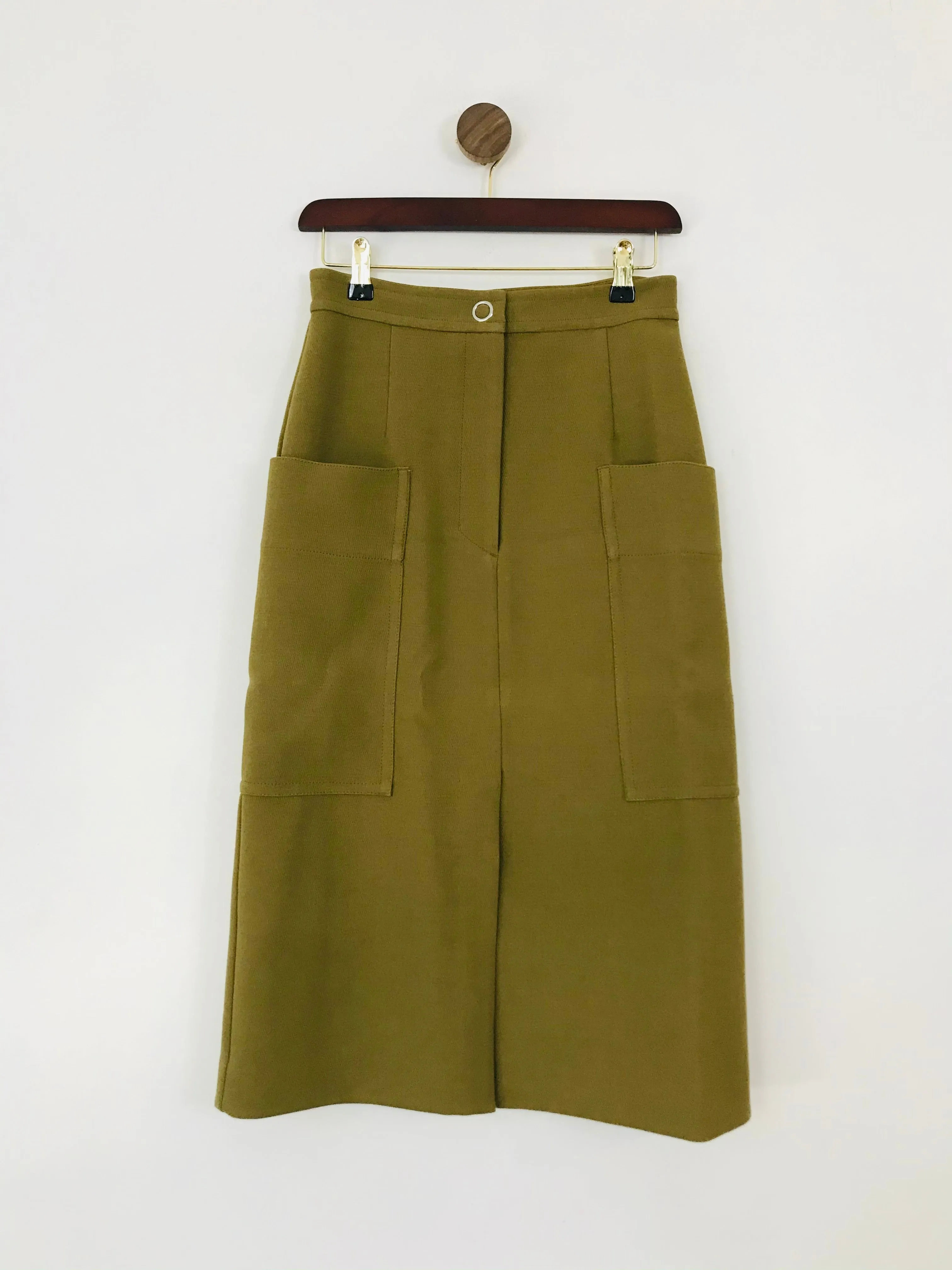 & Other Stories Women's Midi Pencil Skirt | US4 UK8 | Green