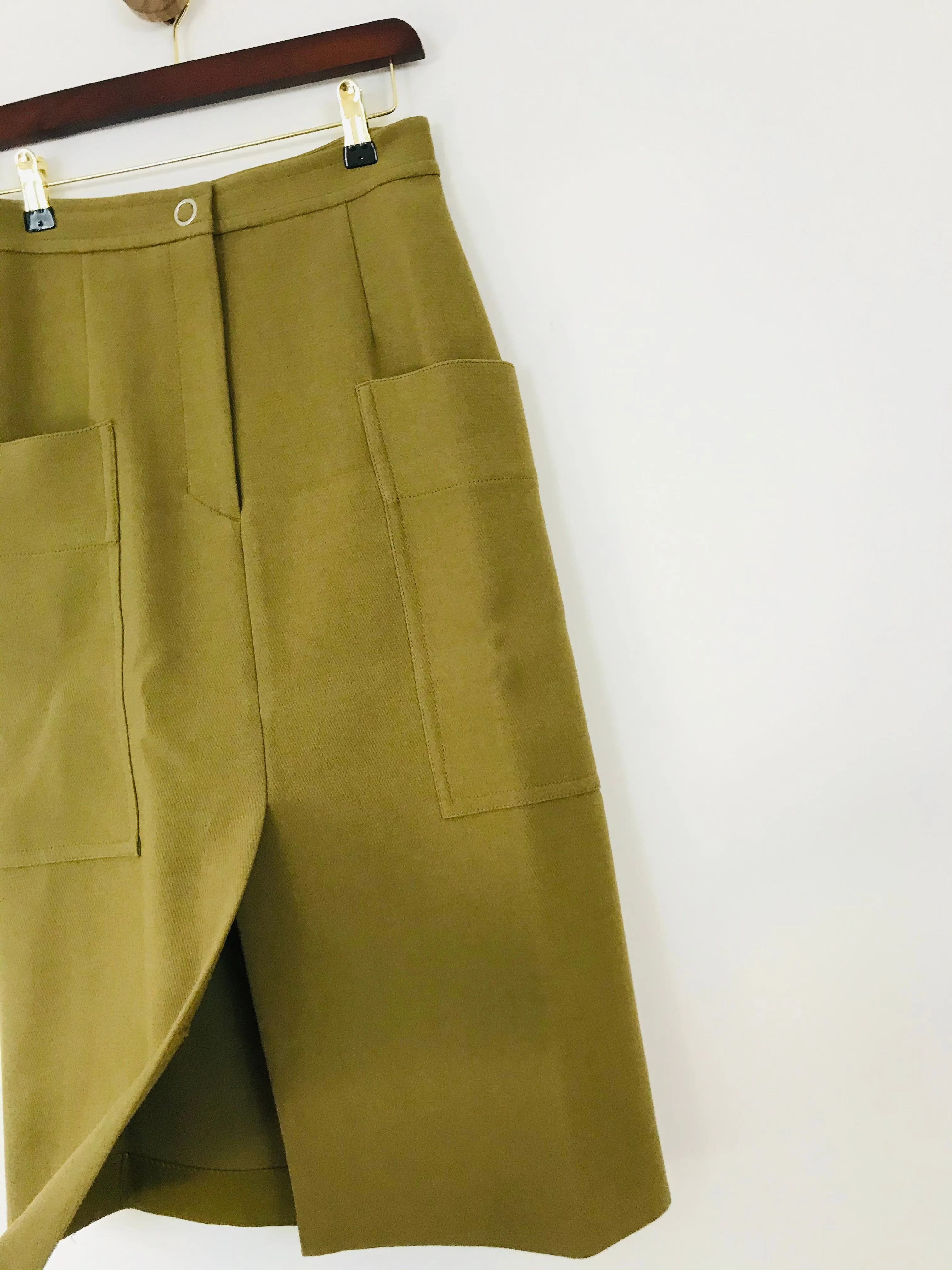 & Other Stories Women's Midi Pencil Skirt | US4 UK8 | Green