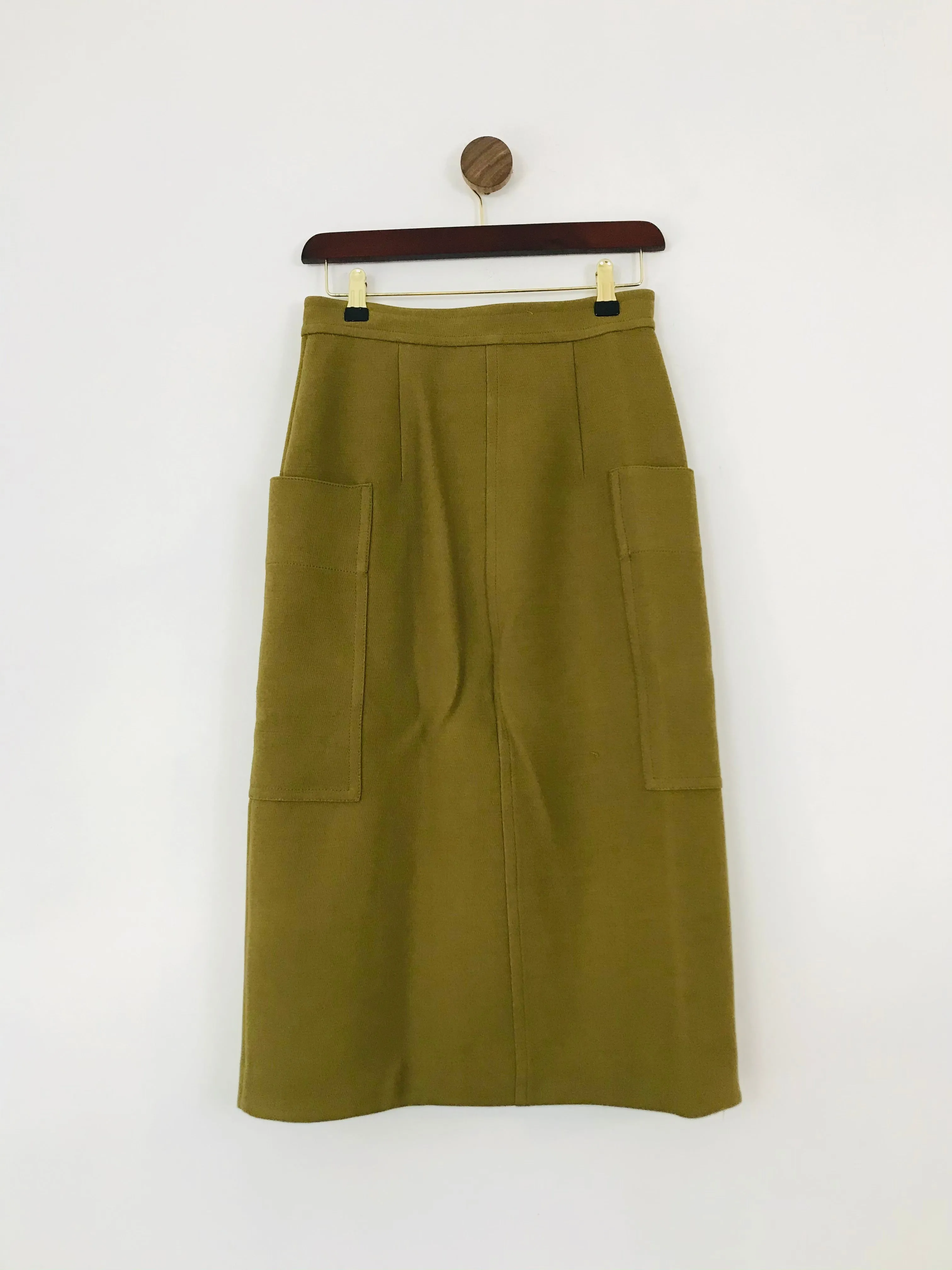 & Other Stories Women's Midi Pencil Skirt | US4 UK8 | Green