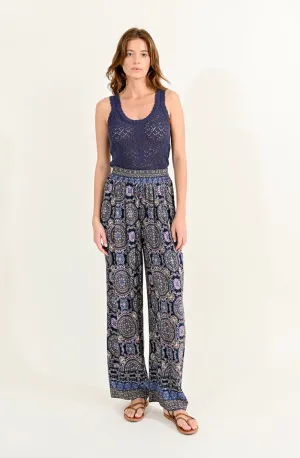 Apricot Mosaic Pants