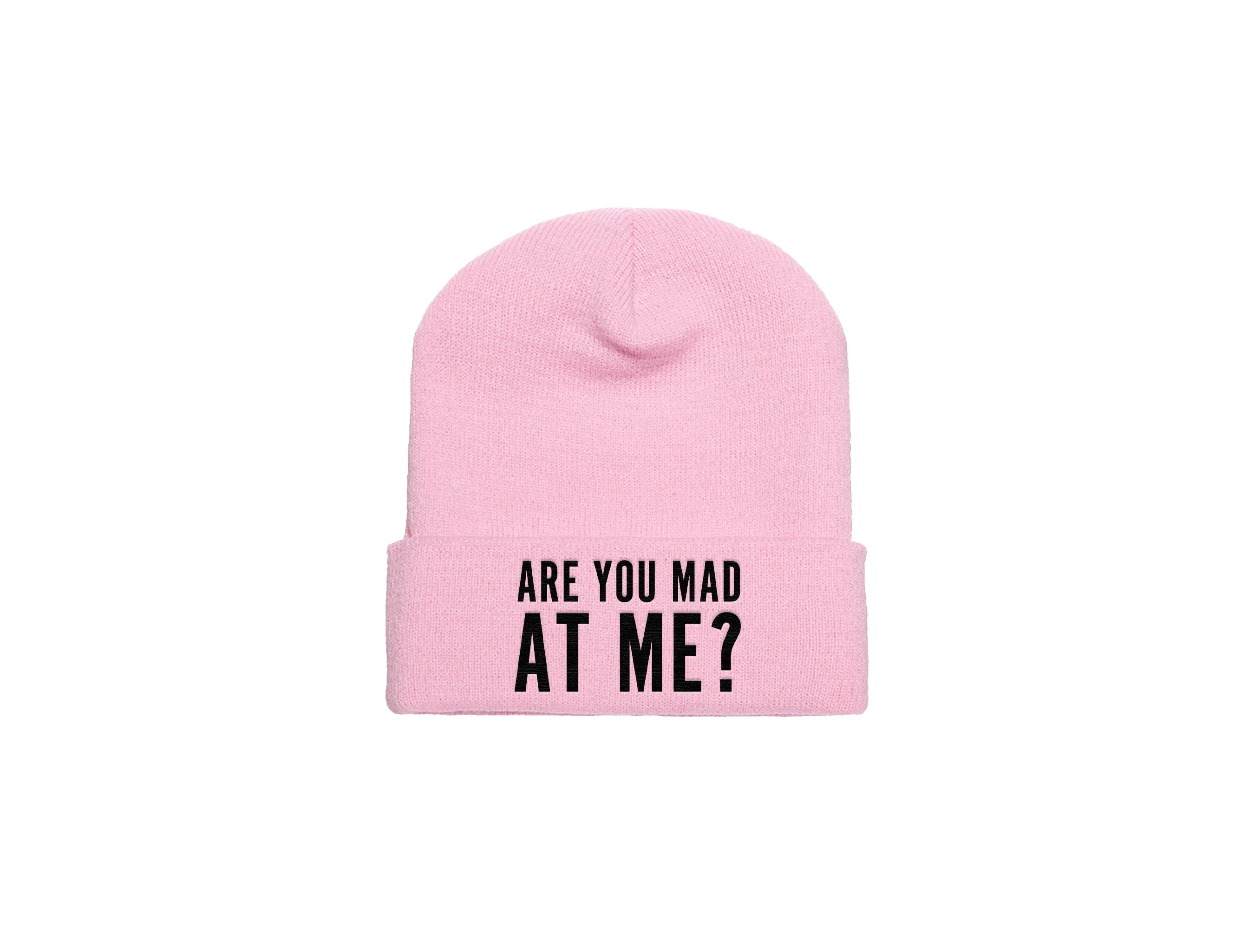 Are You Mad At Me? - Embroidered Winter Beanie