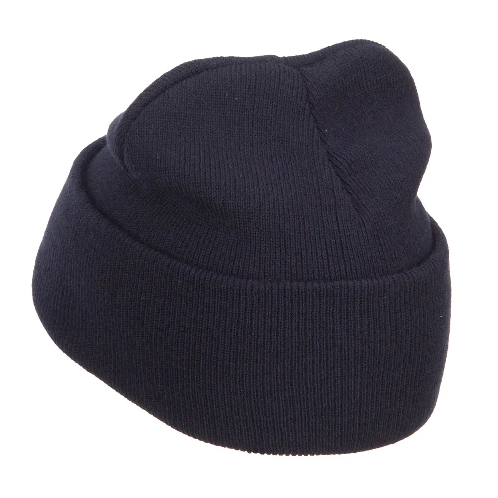 Astronaut Badge Embroidered Long Beanie