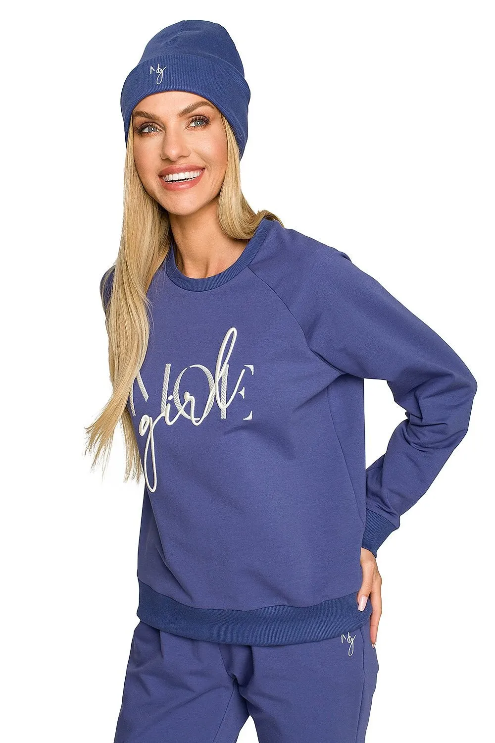 Autumn Chic Embroidered Knit Beanie