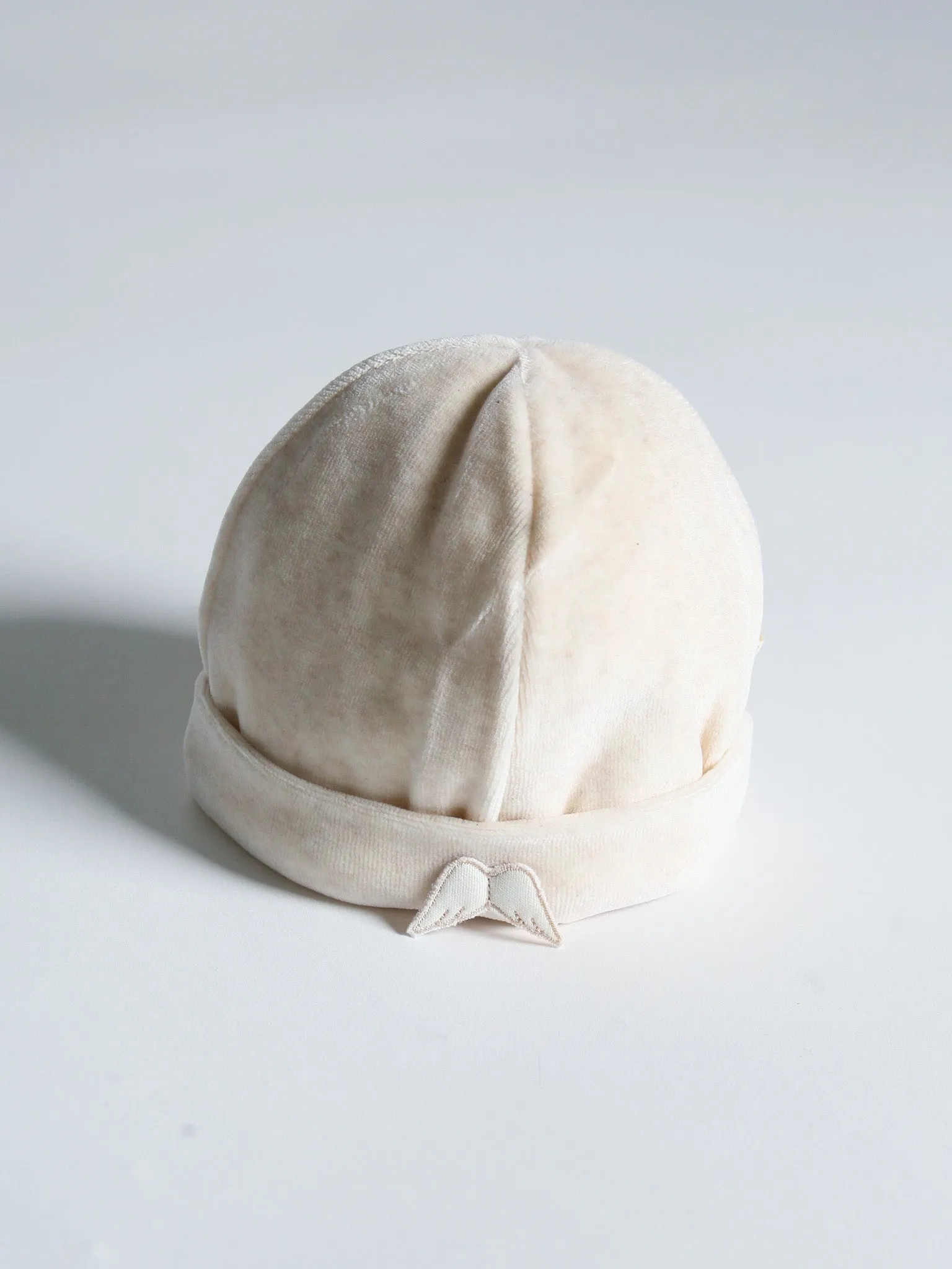 BabyGi Beige Velour Beanie
