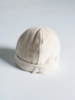 BabyGi Beige Velour Beanie