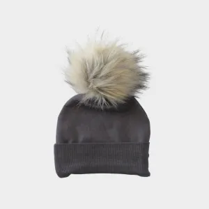 Babysprouts Pom Hat in Grey Wash