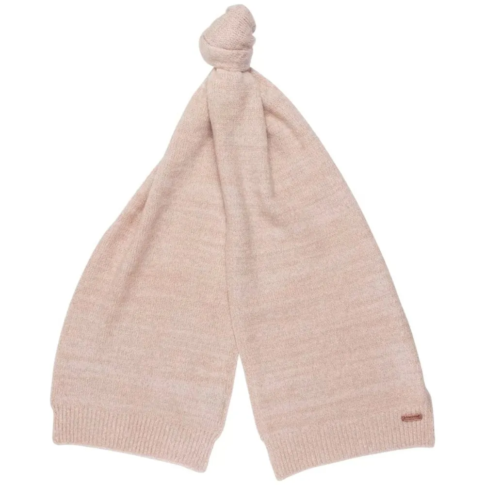 Barbour International Sparkle Beanie And Scarf Gift Set In Pink