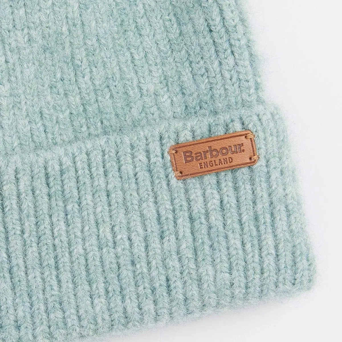 Barbour Women's Pendle Beanie Hat in Soft Mint