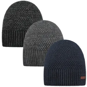 Barts Mens Noar Fine Knitted Fleece Lined Beanie