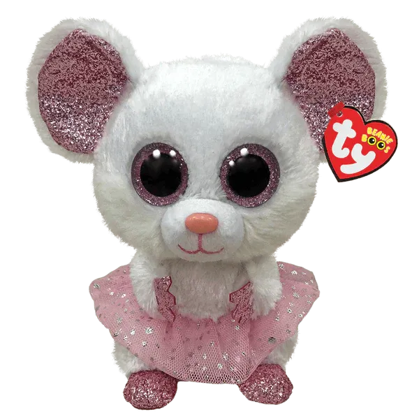 Beanie Babies: Nina Mouse Ballerina White