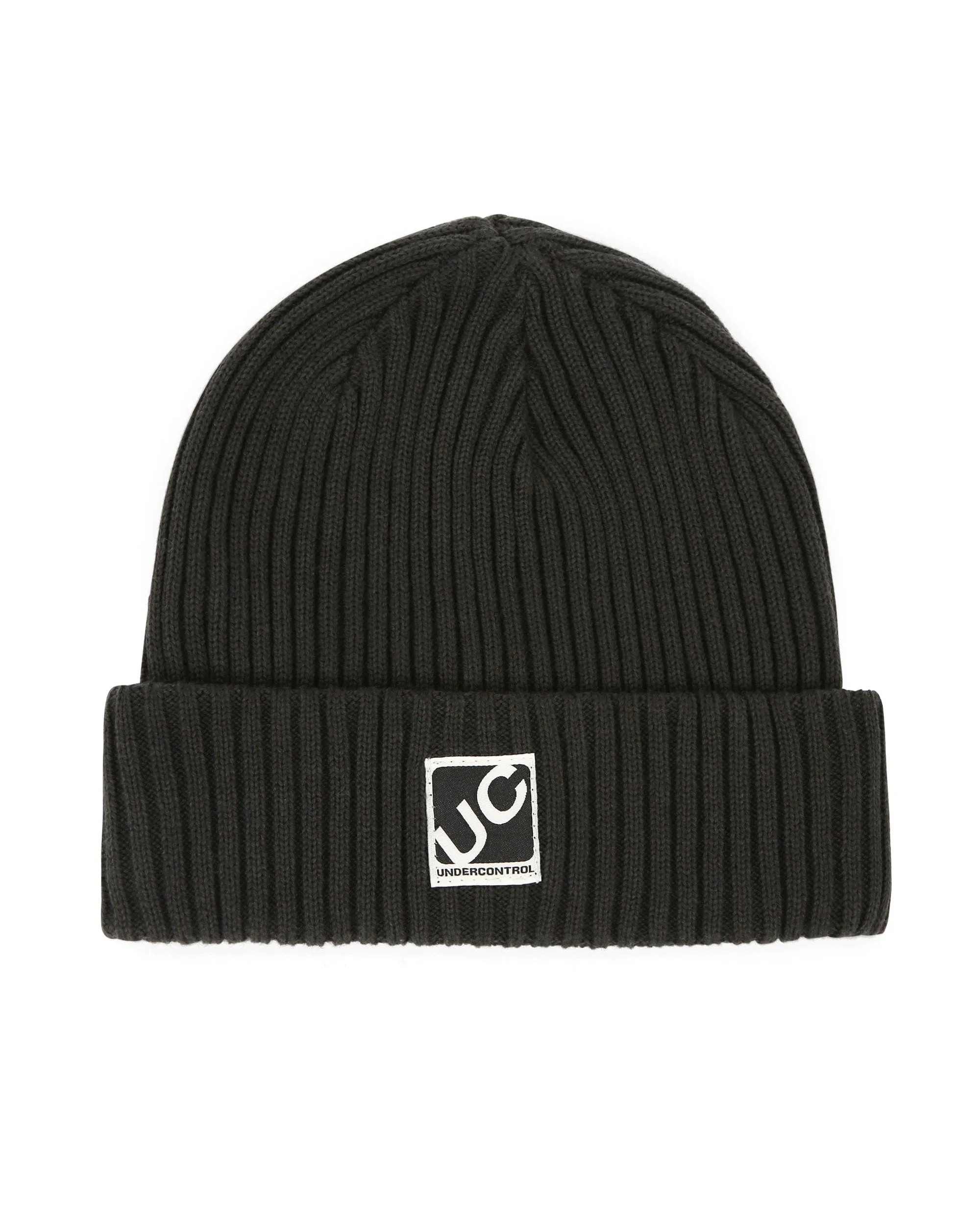 BEANIE / CROSS BOX LOGO / R CHARCOAL