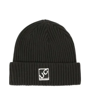 BEANIE / CROSS BOX LOGO / R CHARCOAL
