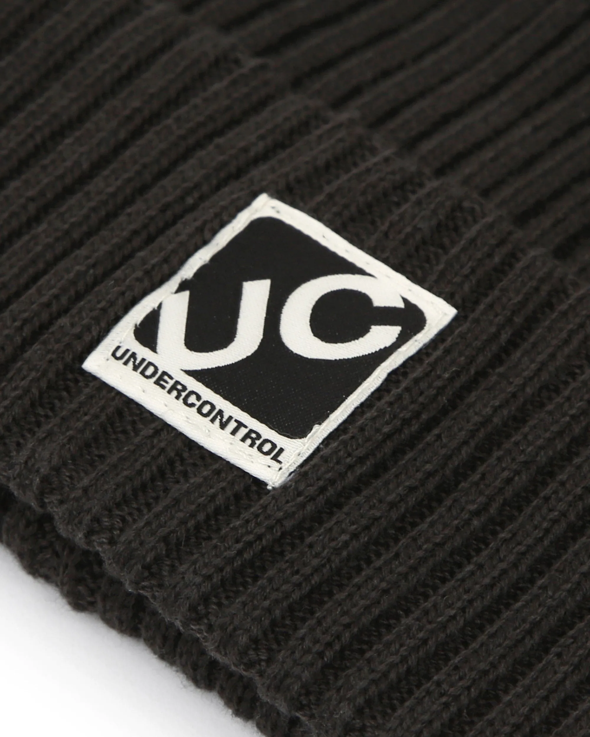 BEANIE / CROSS BOX LOGO / R CHARCOAL
