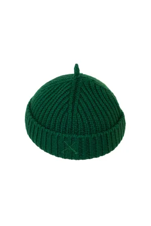 BEANIE MIKI HAT ROYAL GREEN WOOL