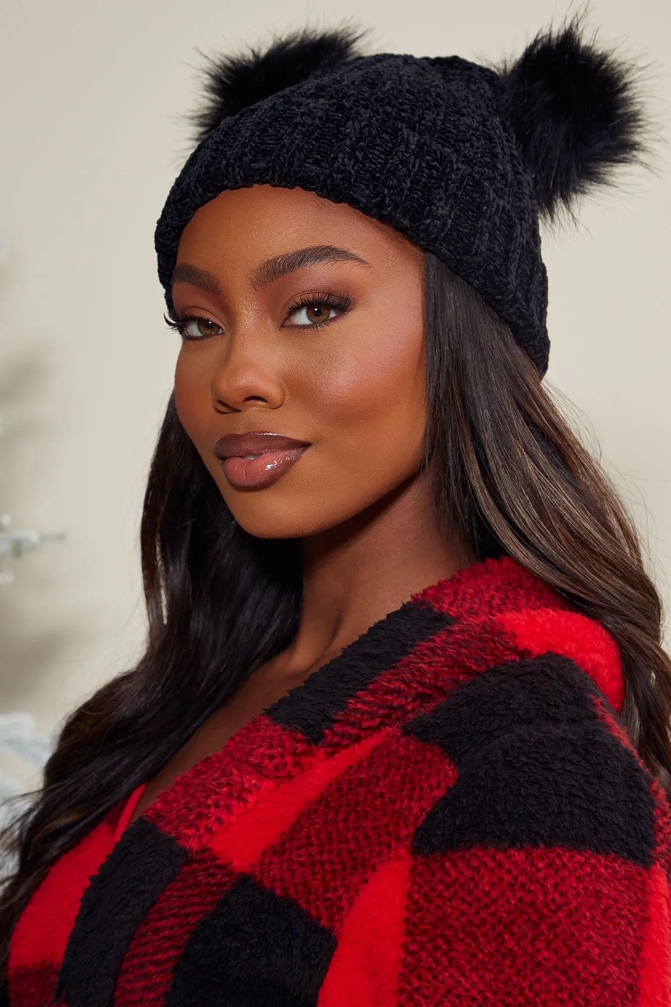 Beary Cute Beanie - Black