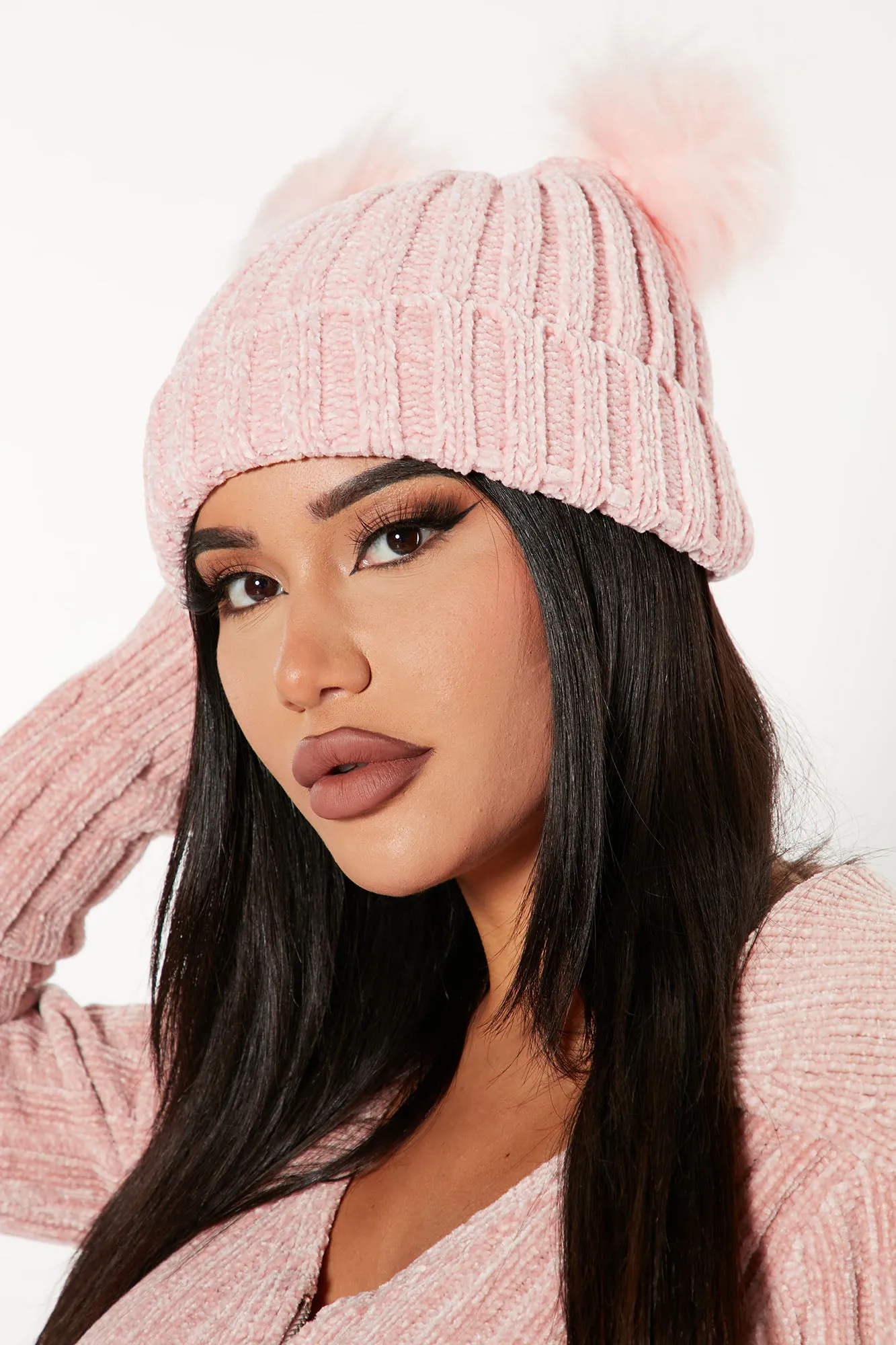 Beary Cute Beanie - Pink