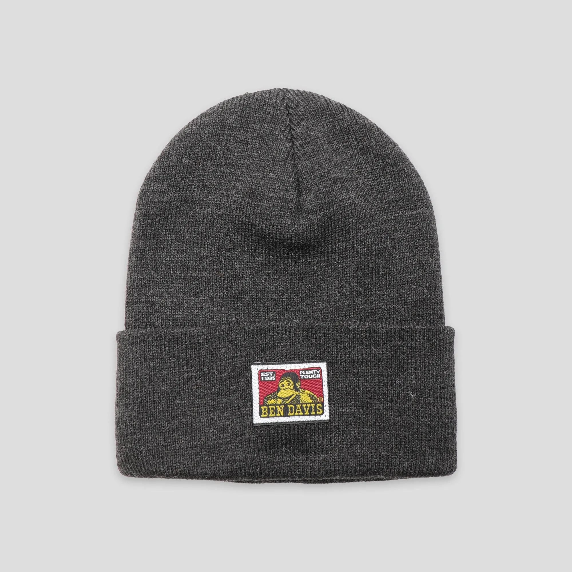 Ben Davis Classic Beanie - Charcoal Heather