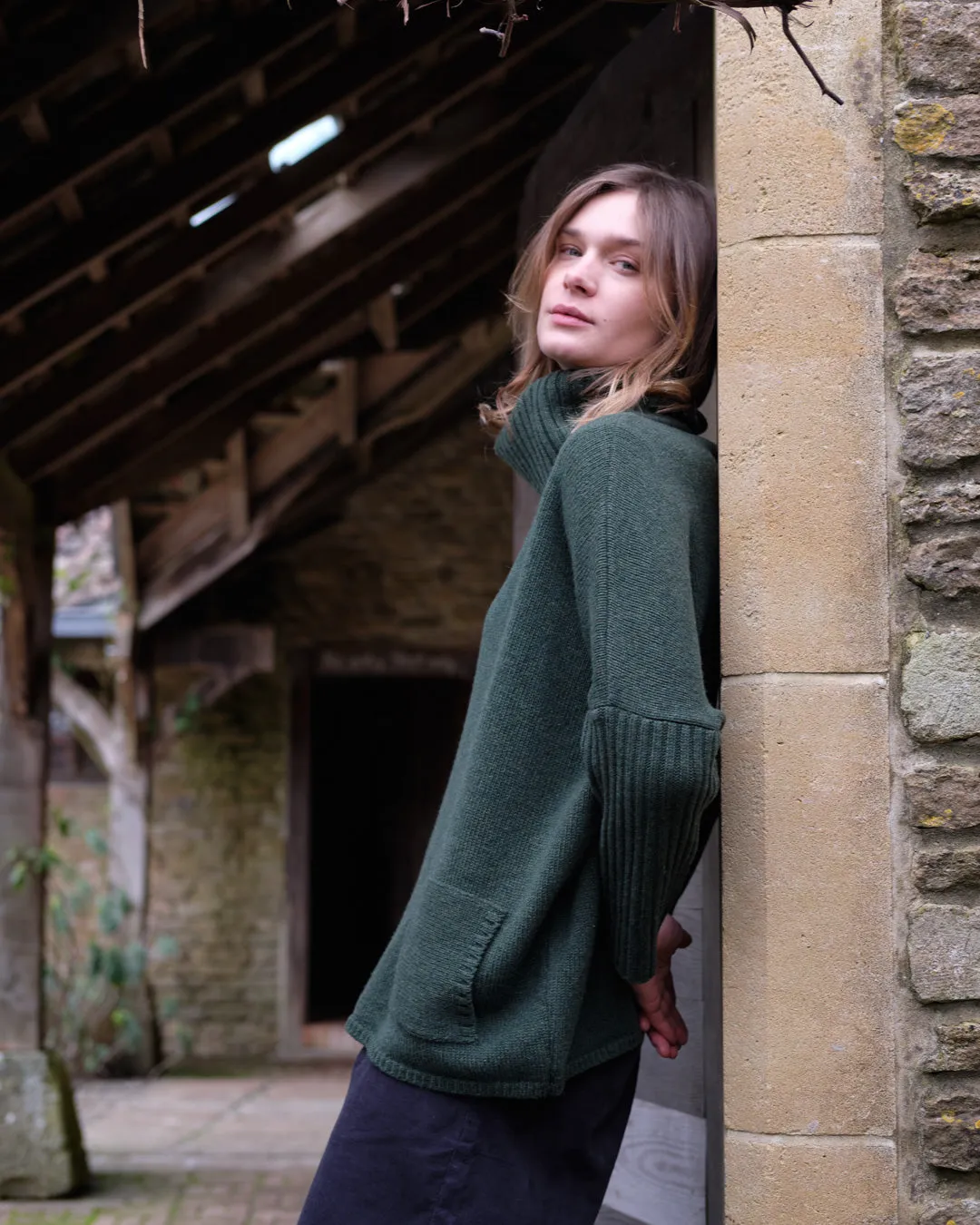 Bibico - Adela Merino Wool Jumper - Rosemary