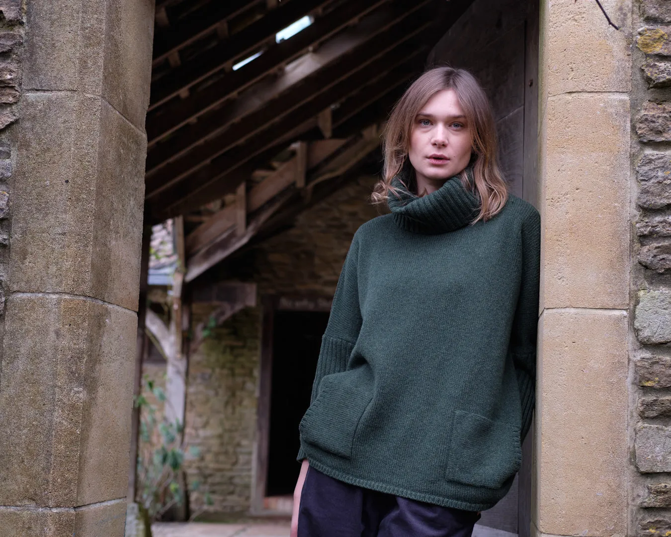 Bibico - Adela Merino Wool Jumper - Rosemary