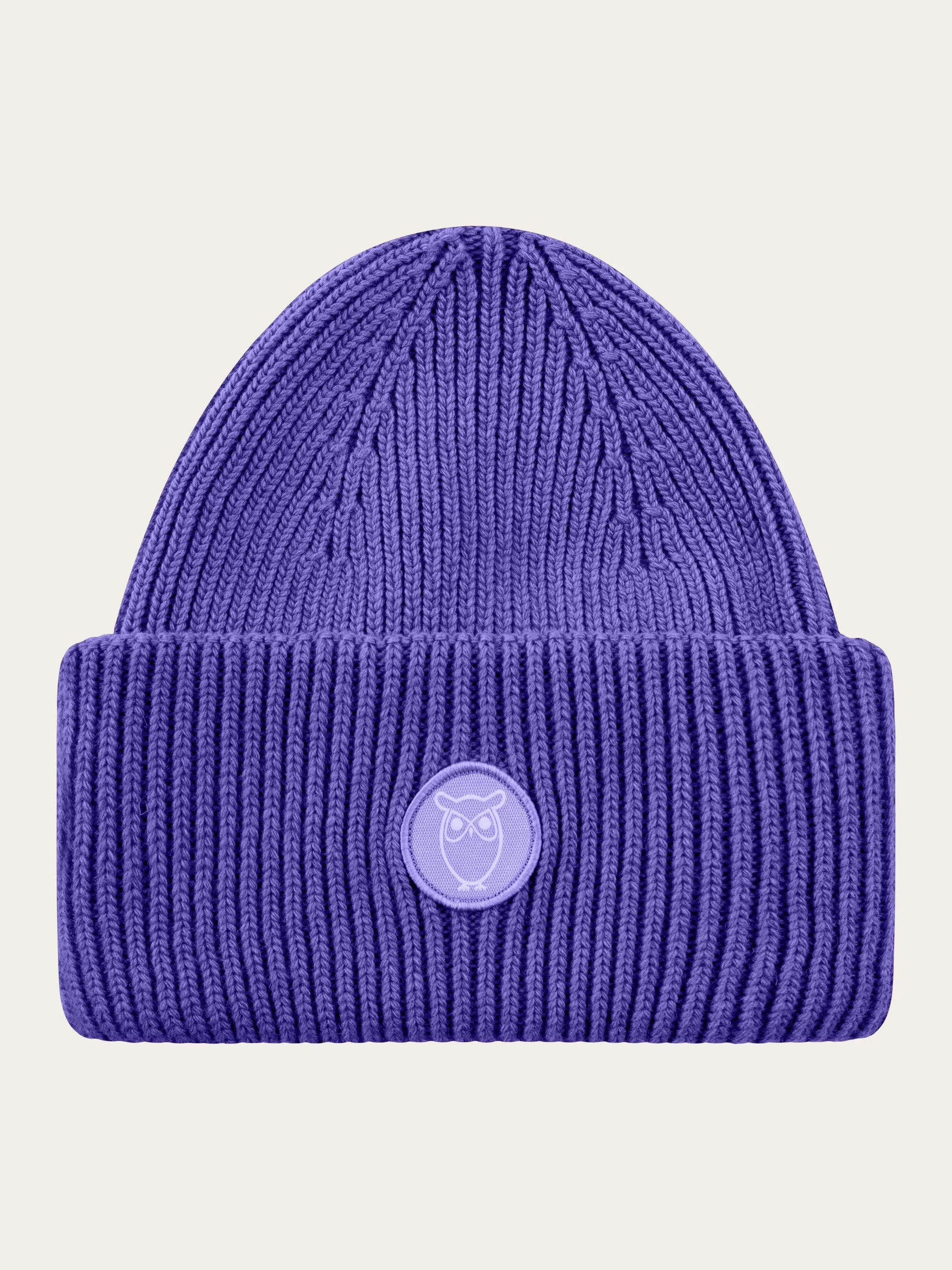 Big rib beanie - Deep Purple