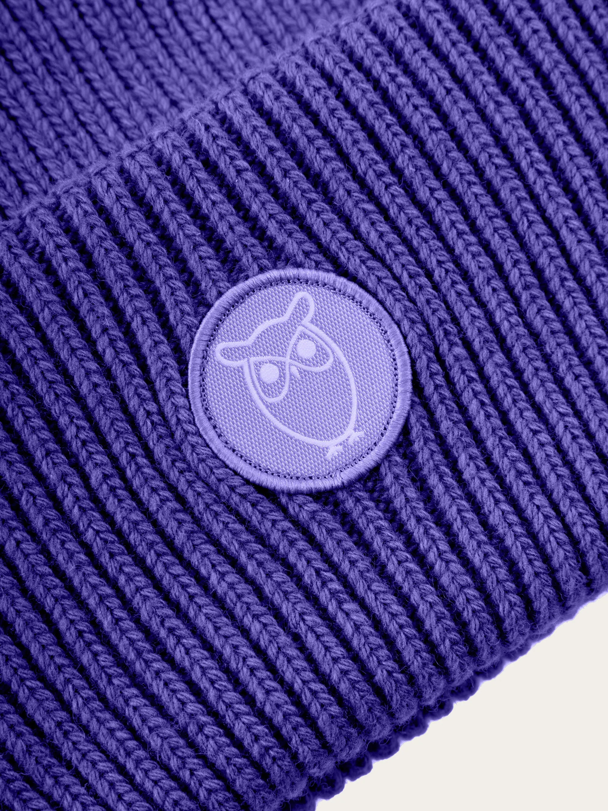Big rib beanie - Deep Purple