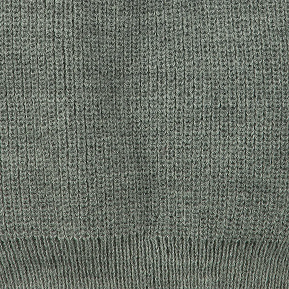 Big Size Rib Beanie with Bottom Band