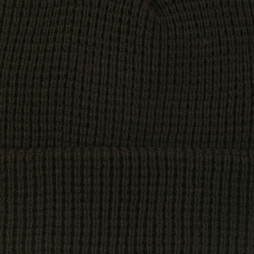 Big Stretch Waffle Stitch Cuff Beanie